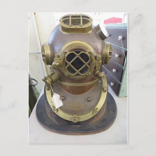 Tauchhelm Postkarte (Vorderseite)