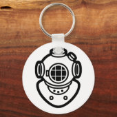 Tauchhelm Schlüsselanhänger (Vorderseite)