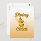 Tauchküken Postkarte (Vorne/Hinten)