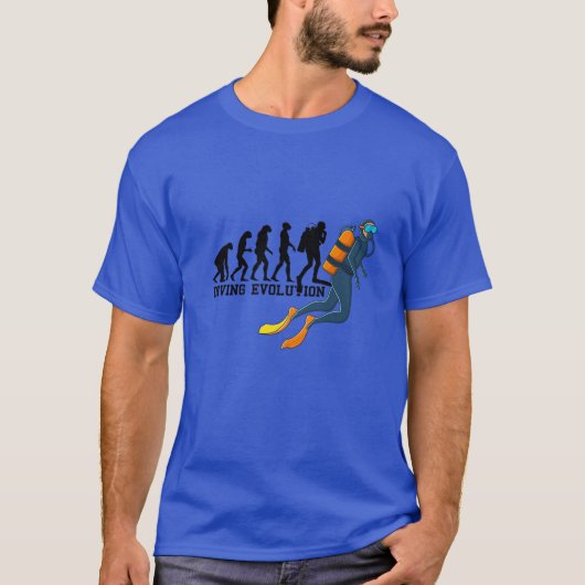 Tauchlehrer Evolution Scuba Diver Apparel Dive Ins T-Shirt (Vorderseite)