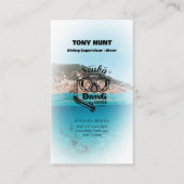 Tauchlehrer | Frogman | Scuba Sports Visitenkarte (Vorderseite)