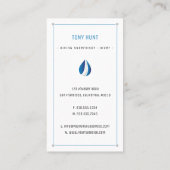 Tauchlehrer | Frogman | Scuba Sports Visitenkarte (Rückseite)