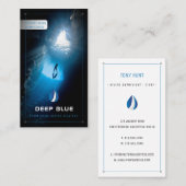 Tauchlehrer | Frogman | Scuba Sports Visitenkarte (Vorne/Hinten)