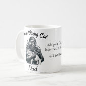 Tauchlehrer Lustig Personalisiert Kaffeetasse (Vorderseite Links)