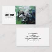 Tauchlehrer Visitenkarte (Vorne/Hinten)