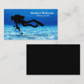 Tauchlehrer Visitenkarte (Vorne/Hinten)