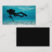 Tauchlehrer Visitenkarte (Vorne/Hinten)