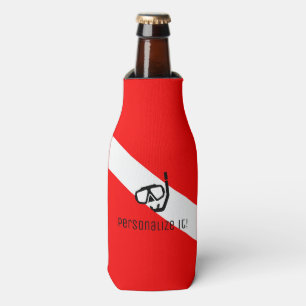 Tauchmaske mit Flagge Flaschenkühler