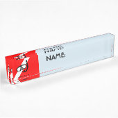 Tauchmaske mit Flagge Namensplakette