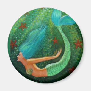 Tauchmeerjungfrau Magnet