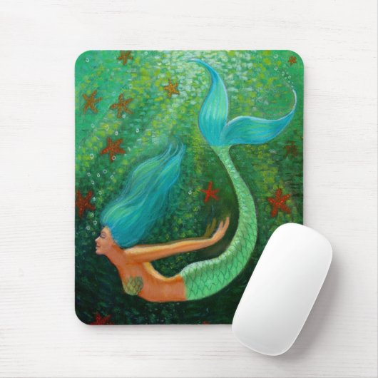 Tauchmeerjungfrau Mousepad (Mit Mouse)