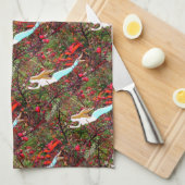 Tauchmeerjungfrauen Küchentuch (Viertel Falte)