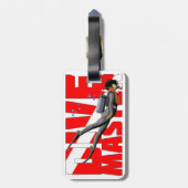 Tauchmeister Gepäckanhänger (Rückseite vertikal)