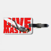 Tauchmeister Gepäckanhänger (Rückseite horizontal)