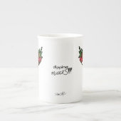 Tauchmuack!!! Erdbeere und Schokolade Porzellantasse (Vorderseite)