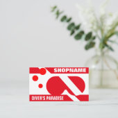 TAUCHPARADIES VISITENKARTE (Stehend Vorderseite)