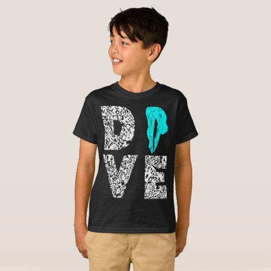 Tauchplattform Springboard Dive Dive T-Shirt (Vorne ganz)
