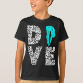 Tauchplattform Springboard Dive Dive T-Shirt (Vorderseite)