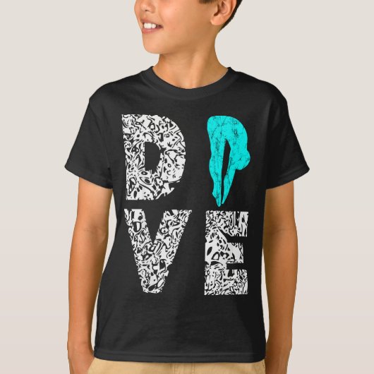 Tauchplattform Springboard Dive Dive T-Shirt (Vorderseite)