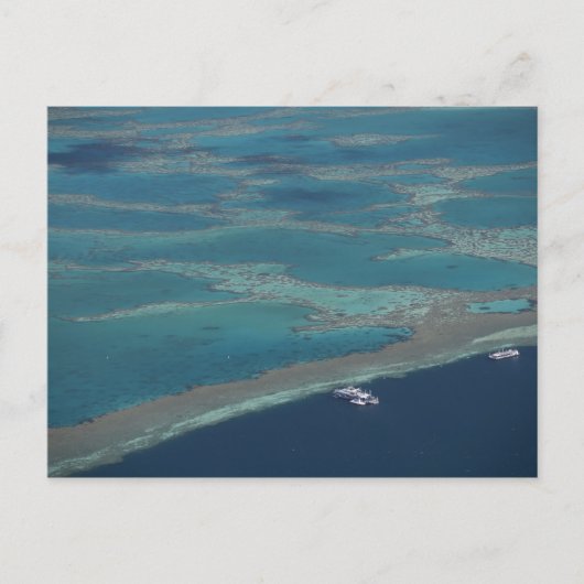 Tauchplattformen in der Nähe des Riffs, große Barr Postkarte (Vorderseite)