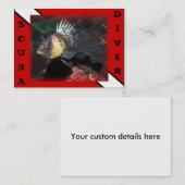 Tauchrockfish - Visitenkarte (Vorne/Hinten)