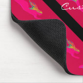 Tauchrosa Meerjungfrauen Mousepad (Ecke)