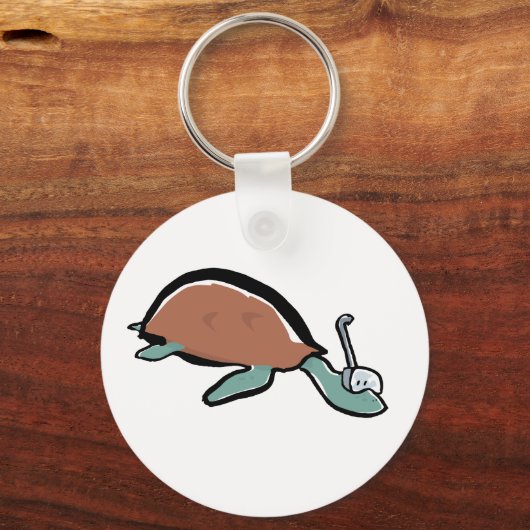 Tauchschildkröte Schlüsselanhänger (Vorderseite)
