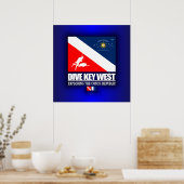 Tauchschlüssel West Poster (Küche)