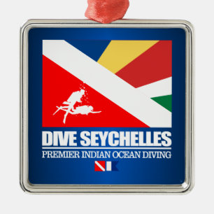 Tauchseychellen (sq) ornament aus metall