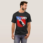 Tauchsport, American Diver Down Flag SCUBA T-Shirt (Vorne ganz)