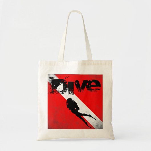 Tauchsport, American Diver Down Flag SCUBA Tragetasche (Vorne)