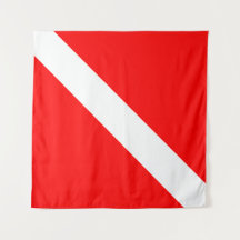 Tauchsport, American Diver Down Flag SCUBA