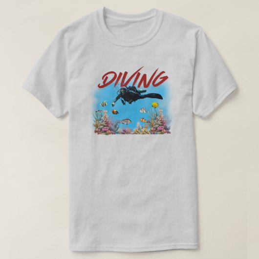 Tauchsport-T - Shirt (Design vorne)