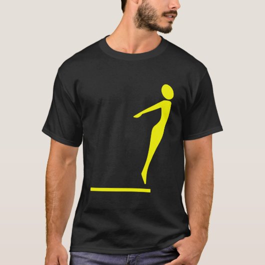 Tauchtabelle - Gelb T-Shirt (Vorderseite)
