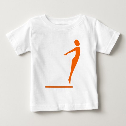 Tauchtabelle: Orange Baby T-shirt (Vorderseite)