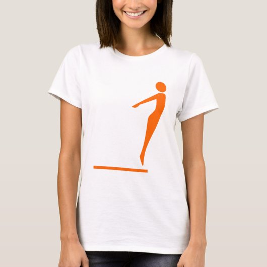 Tauchtabelle: Orange T-Shirt (Vorderseite)