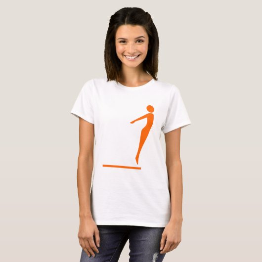 Tauchtabelle: Orange T-Shirt (Vorne ganz)