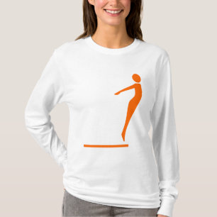 Tauchtabelle: Orange T-Shirt