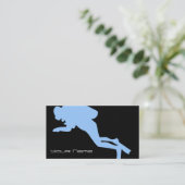 TauchVisitenkarte Visitenkarte (Stehend Vorderseite)