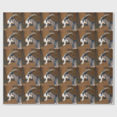 Tauernschecken-Ziege Geschenkpapier (Flach)