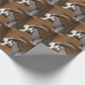 Tauernschecken-Ziege Geschenkpapier (Ecke)