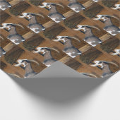 Tauernschecken-Ziege Geschenkpapier (Ecke)