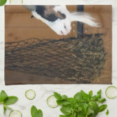 Tauernschecken-Ziege Geschirrtuch (Gefaltet)