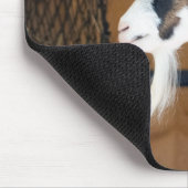 Tauernschecken-Ziege Mousepad (Ecke)