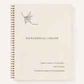 Tauf-/ Firm-/ Kommuniongedenkbuch Notizblock (Vorderseite)