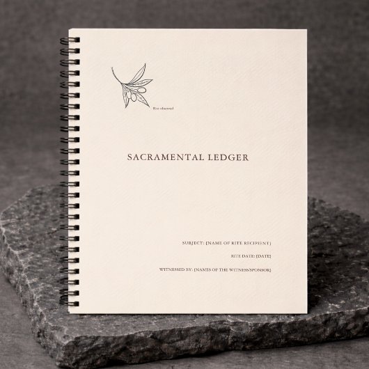 Tauf-/ Firm-/ Kommuniongedenkbuch Notizblock