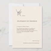 Tauf-/Firmpatenurkunde (Vorderseite)