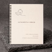 Tauf-/Konfirmationsritus Paten Andenken Notizblock