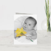 Taufankündigung Einladung (Rückseite)