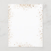 Taufbecken Eukalyptus Weißer Blütenkalender Einlad Flyer (Hinten)